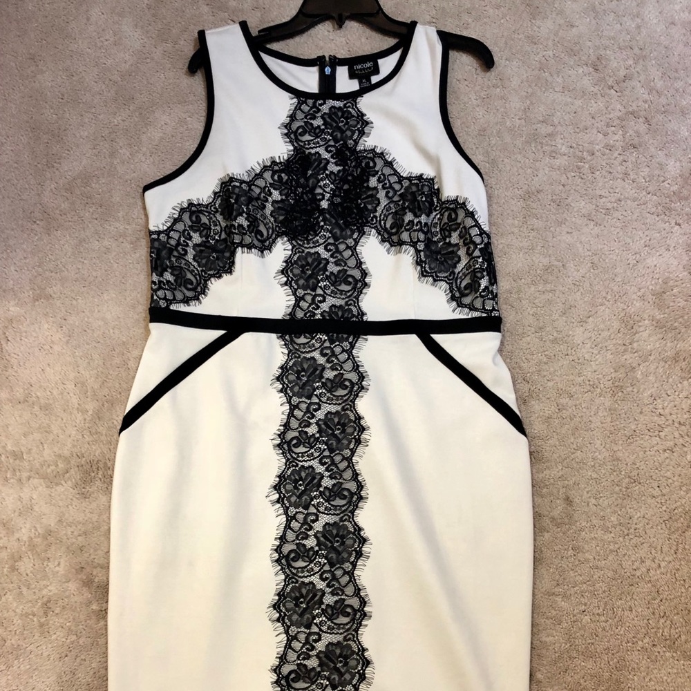 Holiday Dress Black/White NWT Size XL